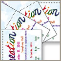 Performance Tickets for Haydn's The Creation &nbsp;&nbsp;&nbsp; Inkjet digital print &nbsp;&nbsp;&nbsp; 2 x 7 inches